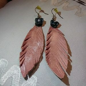 Selfmade Leather earrings